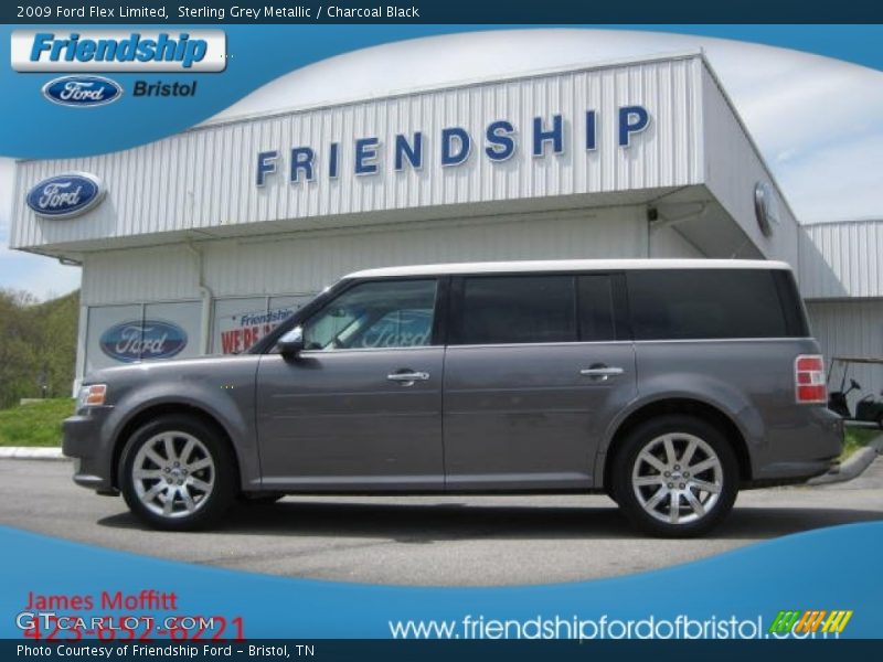 Sterling Grey Metallic / Charcoal Black 2009 Ford Flex Limited
