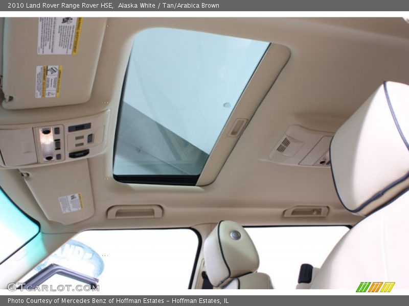 Alaska White / Tan/Arabica Brown 2010 Land Rover Range Rover HSE