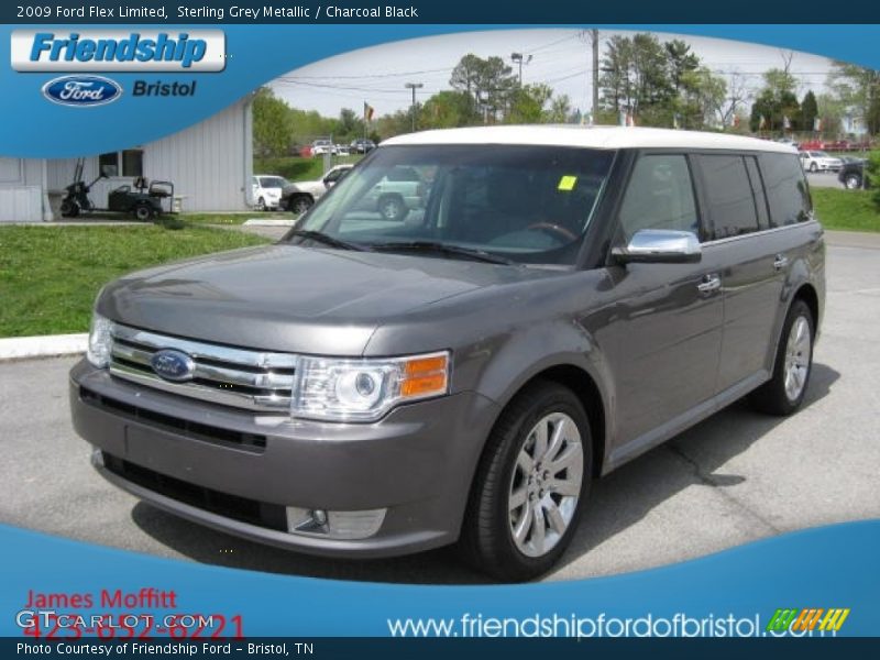 Sterling Grey Metallic / Charcoal Black 2009 Ford Flex Limited