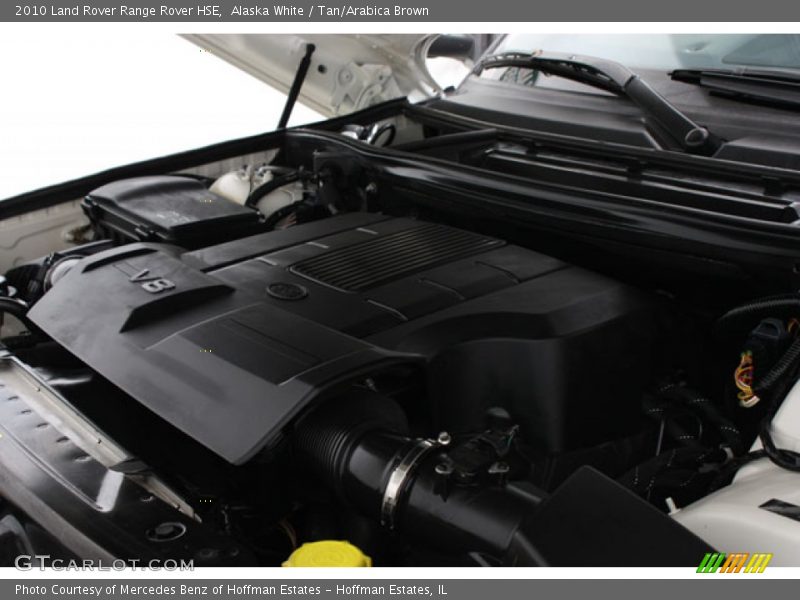Alaska White / Tan/Arabica Brown 2010 Land Rover Range Rover HSE