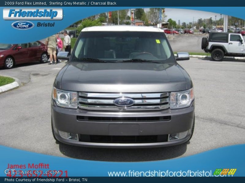 Sterling Grey Metallic / Charcoal Black 2009 Ford Flex Limited