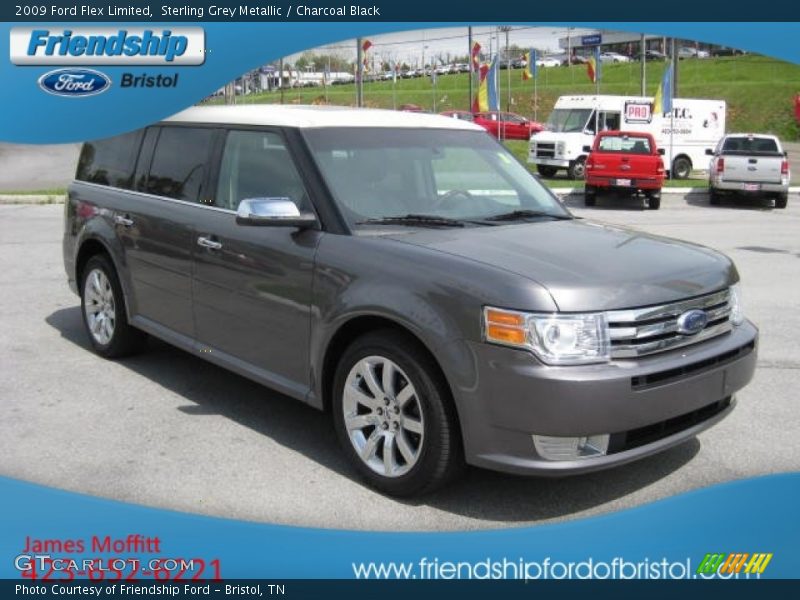 Sterling Grey Metallic / Charcoal Black 2009 Ford Flex Limited