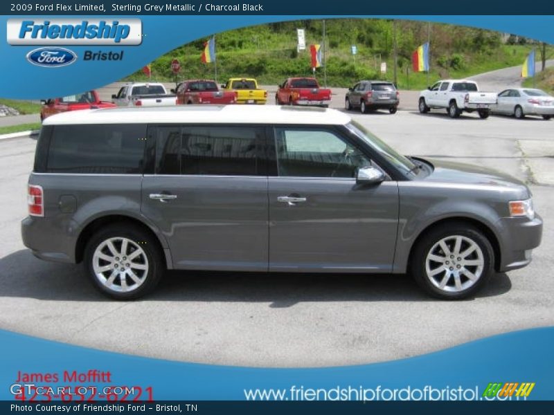 Sterling Grey Metallic / Charcoal Black 2009 Ford Flex Limited