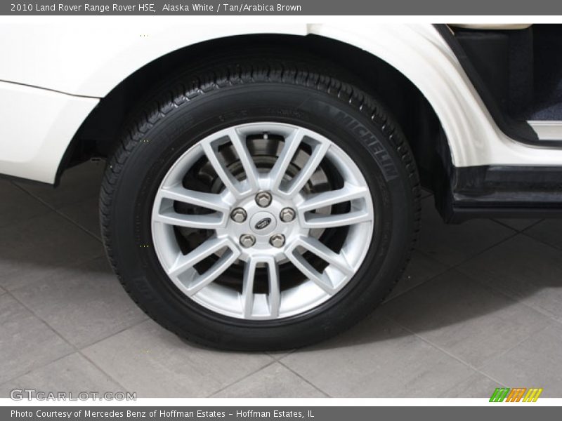 Alaska White / Tan/Arabica Brown 2010 Land Rover Range Rover HSE
