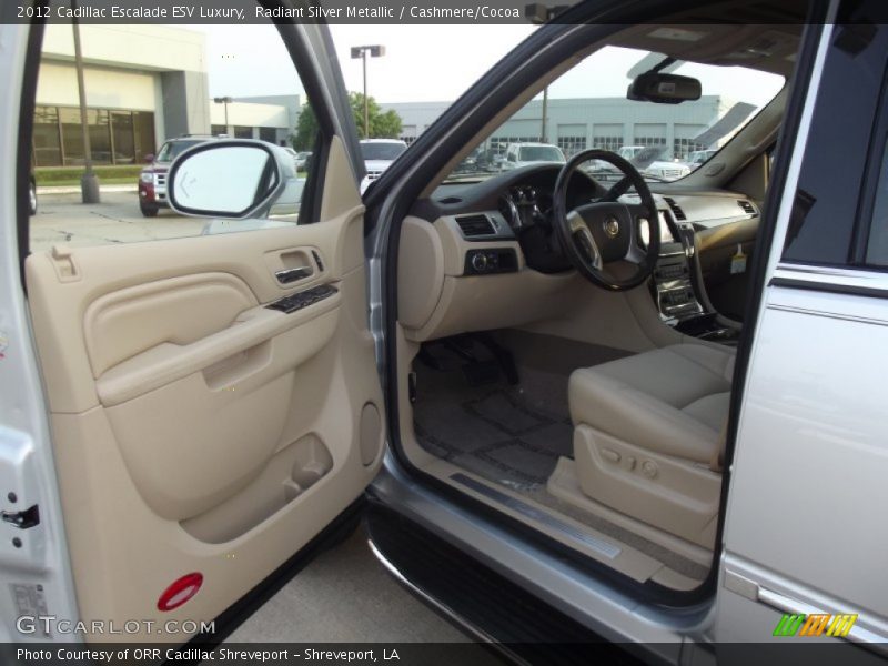 Radiant Silver Metallic / Cashmere/Cocoa 2012 Cadillac Escalade ESV Luxury