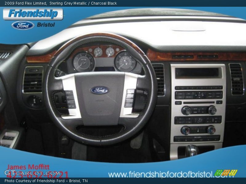 Sterling Grey Metallic / Charcoal Black 2009 Ford Flex Limited