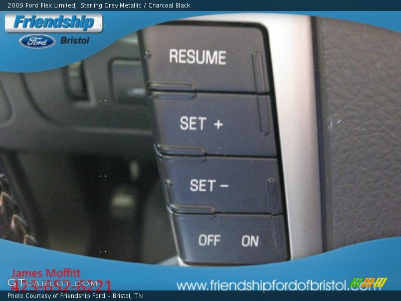 Sterling Grey Metallic / Charcoal Black 2009 Ford Flex Limited