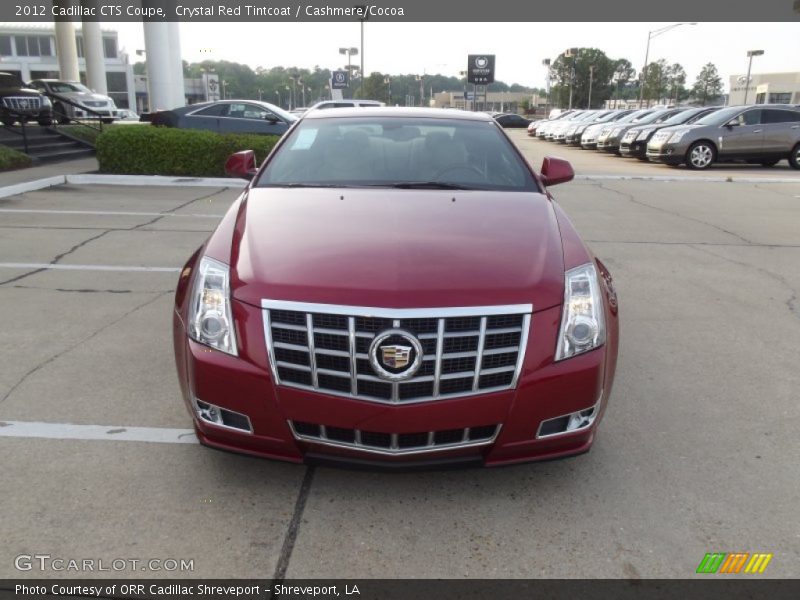 Crystal Red Tintcoat / Cashmere/Cocoa 2012 Cadillac CTS Coupe