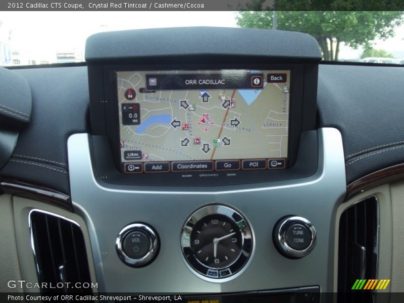Crystal Red Tintcoat / Cashmere/Cocoa 2012 Cadillac CTS Coupe