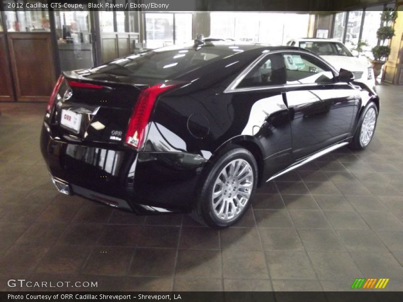 Black Raven / Ebony/Ebony 2012 Cadillac CTS Coupe