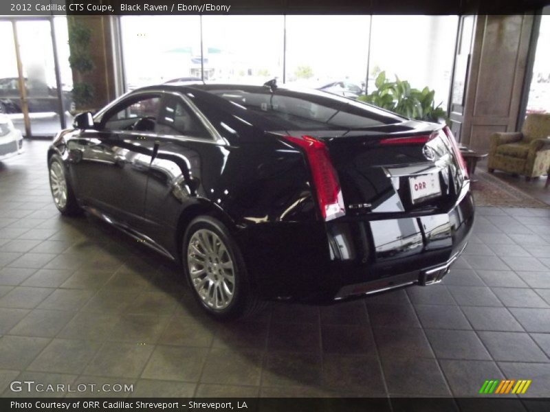 Black Raven / Ebony/Ebony 2012 Cadillac CTS Coupe