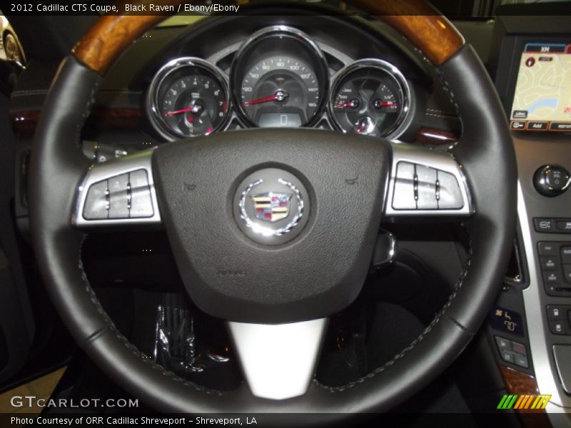 Black Raven / Ebony/Ebony 2012 Cadillac CTS Coupe