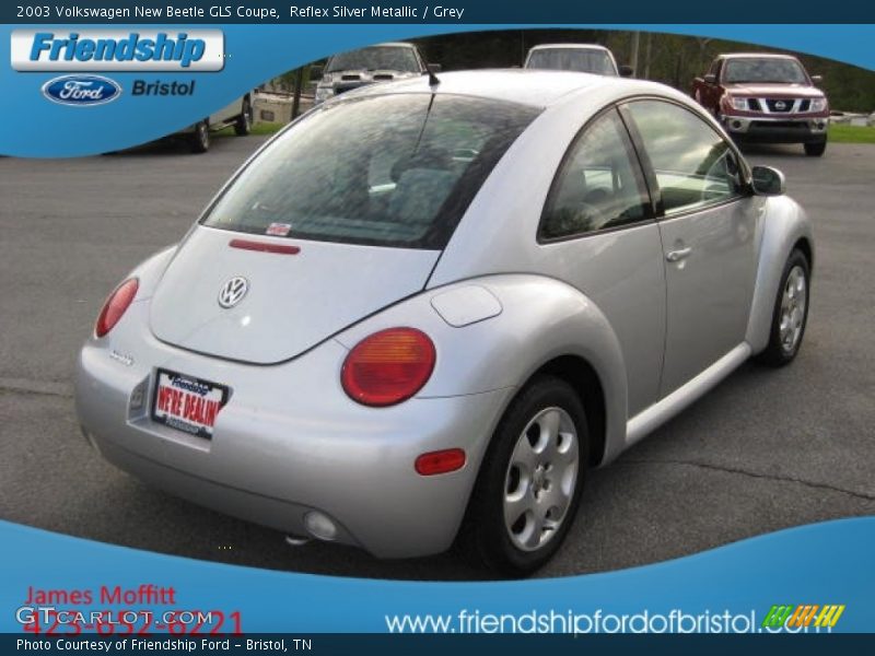 Reflex Silver Metallic / Grey 2003 Volkswagen New Beetle GLS Coupe