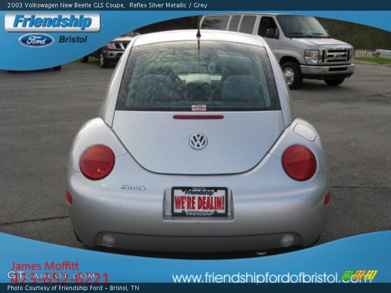 Reflex Silver Metallic / Grey 2003 Volkswagen New Beetle GLS Coupe