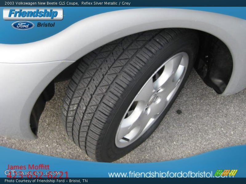 Reflex Silver Metallic / Grey 2003 Volkswagen New Beetle GLS Coupe