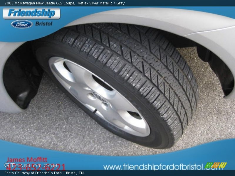 Reflex Silver Metallic / Grey 2003 Volkswagen New Beetle GLS Coupe