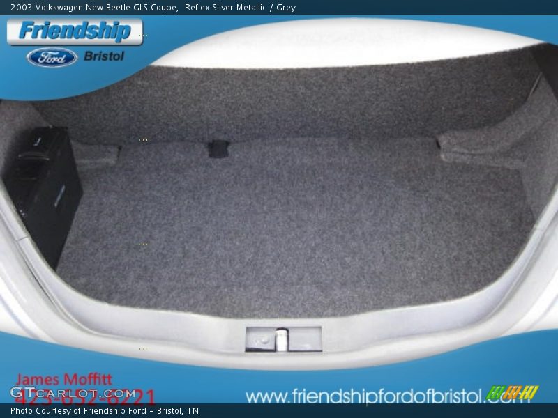 Reflex Silver Metallic / Grey 2003 Volkswagen New Beetle GLS Coupe