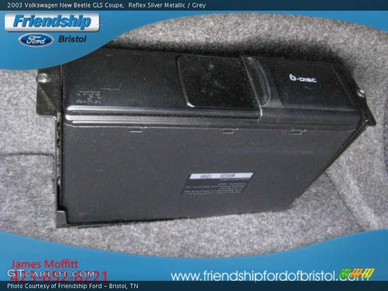 Reflex Silver Metallic / Grey 2003 Volkswagen New Beetle GLS Coupe