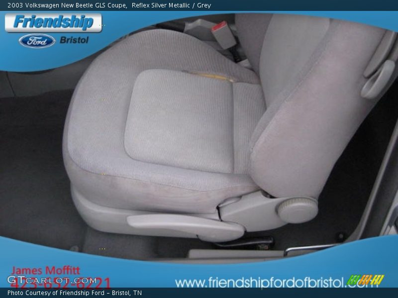 Reflex Silver Metallic / Grey 2003 Volkswagen New Beetle GLS Coupe