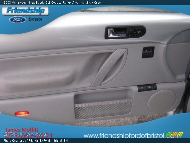 Reflex Silver Metallic / Grey 2003 Volkswagen New Beetle GLS Coupe