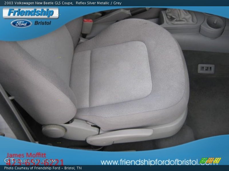 Reflex Silver Metallic / Grey 2003 Volkswagen New Beetle GLS Coupe