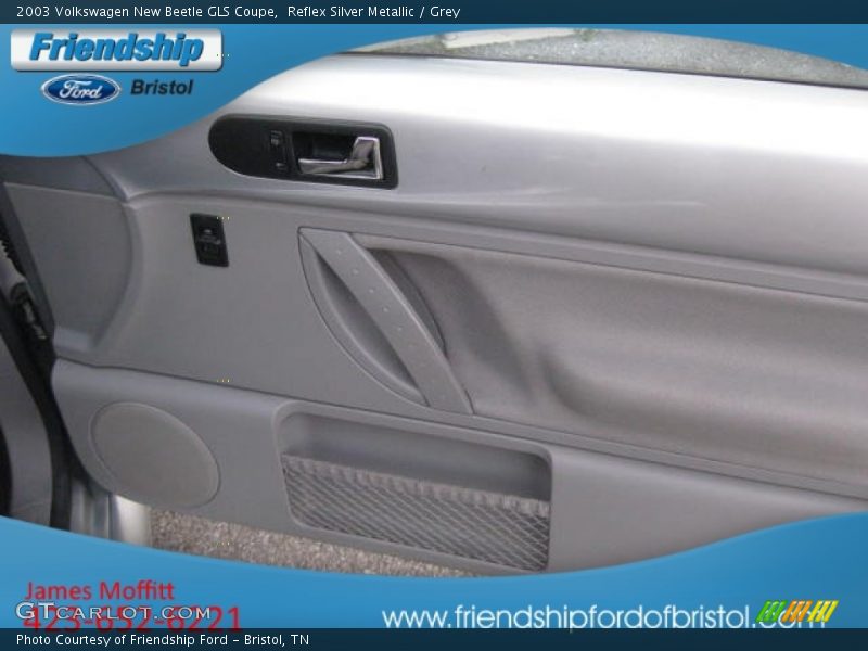 Reflex Silver Metallic / Grey 2003 Volkswagen New Beetle GLS Coupe