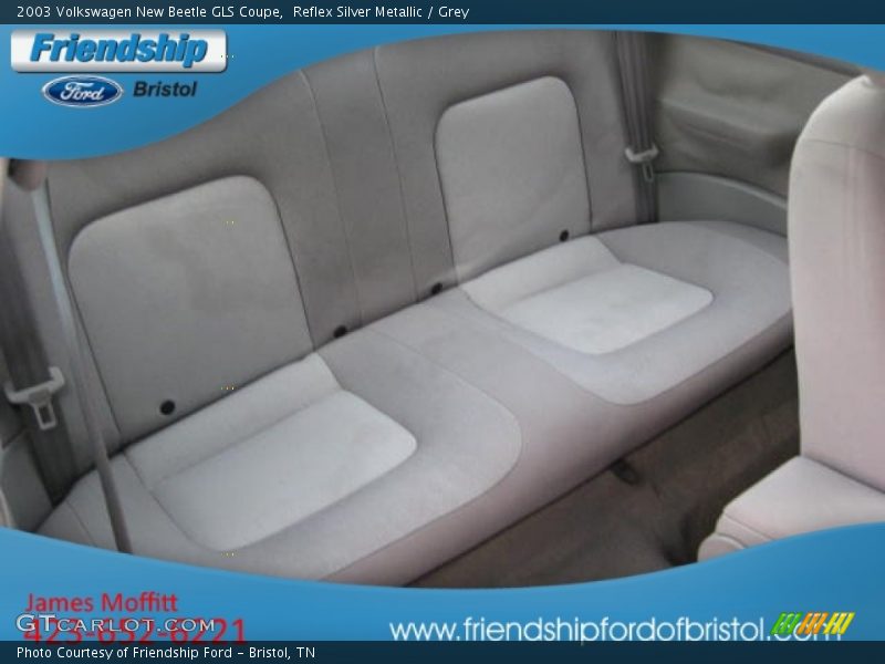 Reflex Silver Metallic / Grey 2003 Volkswagen New Beetle GLS Coupe