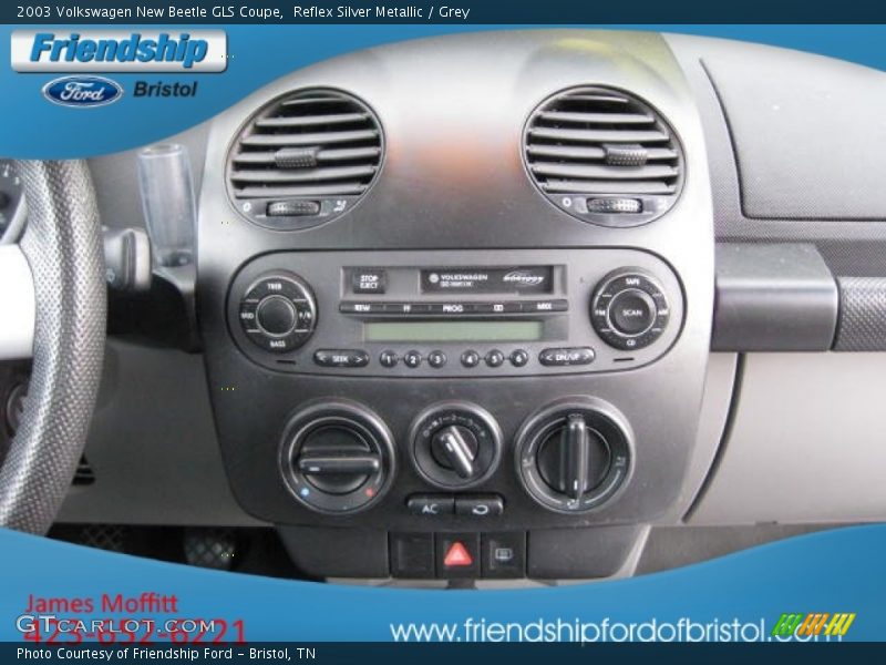 Reflex Silver Metallic / Grey 2003 Volkswagen New Beetle GLS Coupe