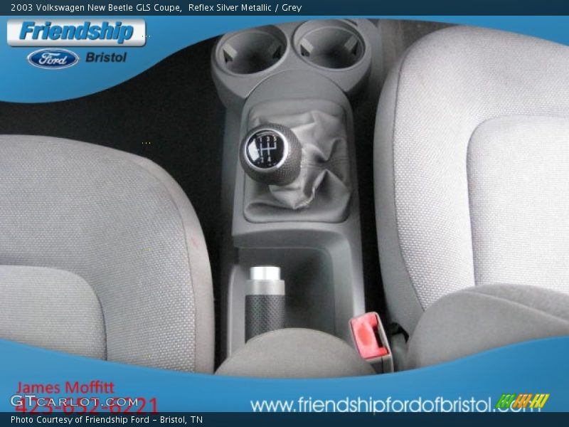 Reflex Silver Metallic / Grey 2003 Volkswagen New Beetle GLS Coupe