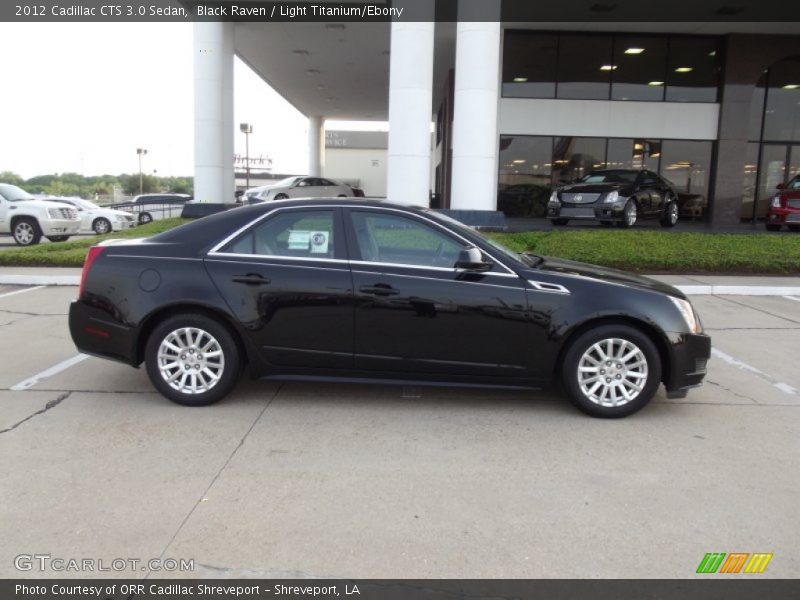 Black Raven / Light Titanium/Ebony 2012 Cadillac CTS 3.0 Sedan