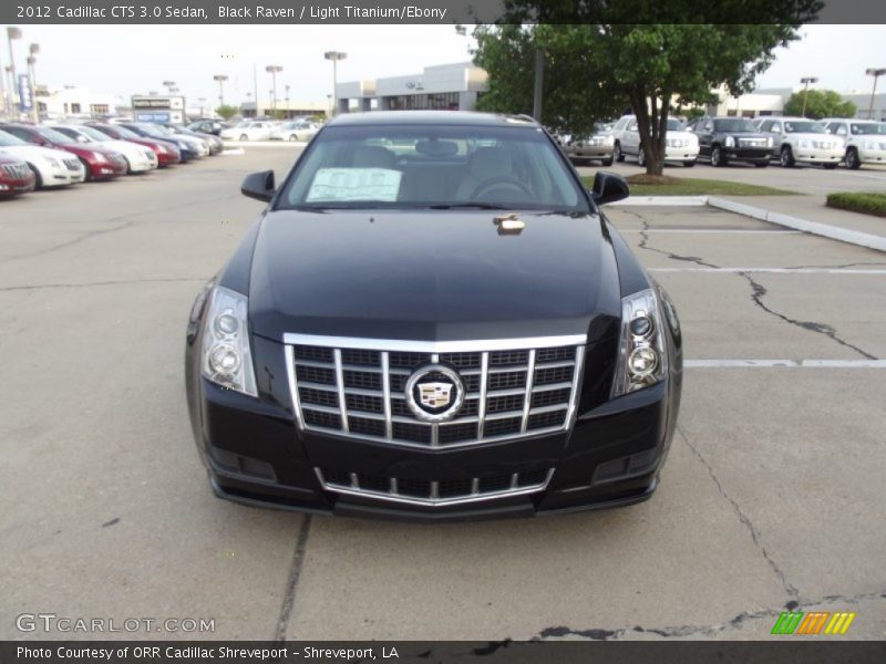 Black Raven / Light Titanium/Ebony 2012 Cadillac CTS 3.0 Sedan