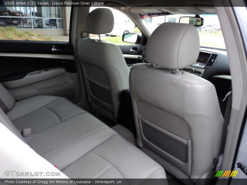 Liquid Platinum Silver / Stone 2008 Infiniti G 35 Sedan