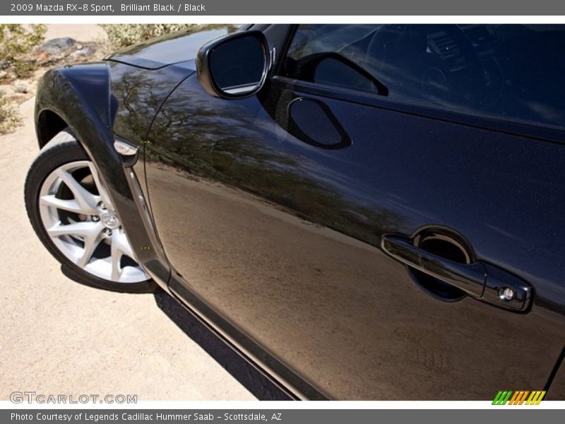 Brilliant Black / Black 2009 Mazda RX-8 Sport