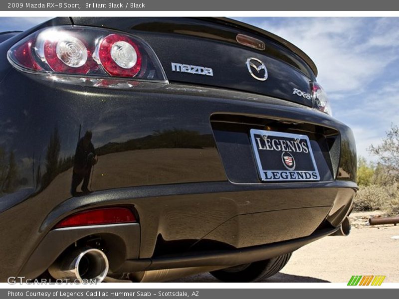 Brilliant Black / Black 2009 Mazda RX-8 Sport