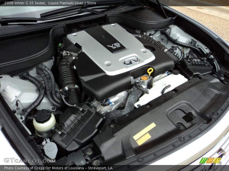 Liquid Platinum Silver / Stone 2008 Infiniti G 35 Sedan