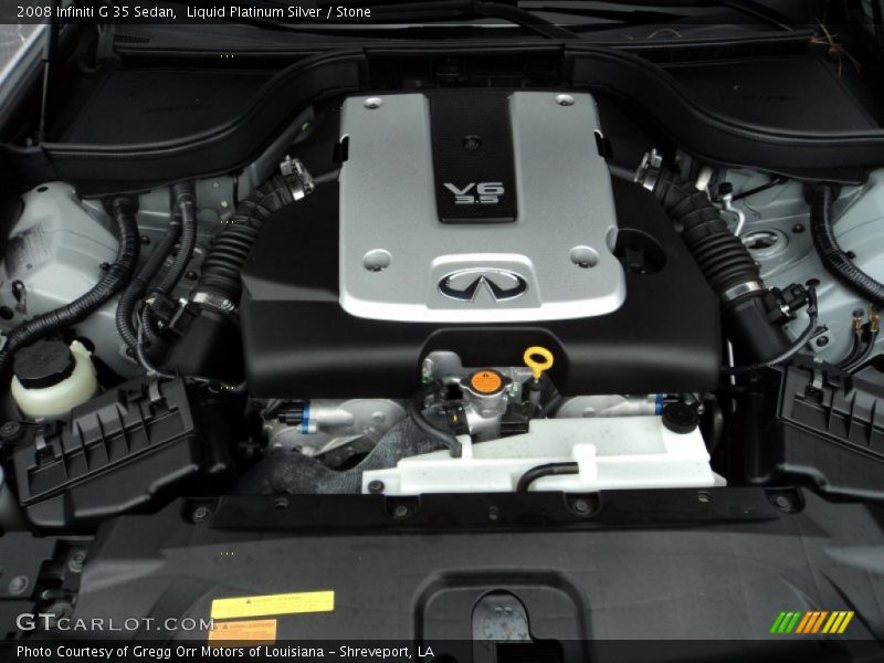Liquid Platinum Silver / Stone 2008 Infiniti G 35 Sedan