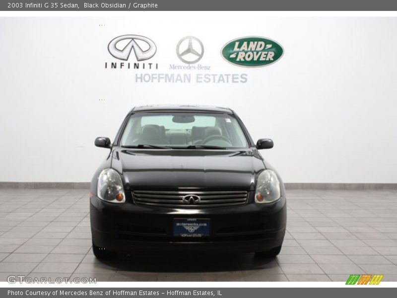 Black Obsidian / Graphite 2003 Infiniti G 35 Sedan