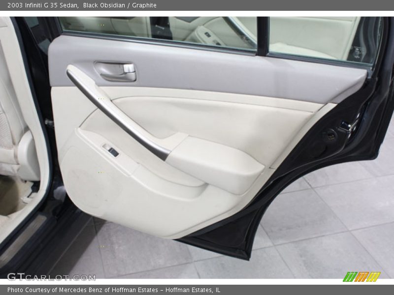 Black Obsidian / Graphite 2003 Infiniti G 35 Sedan