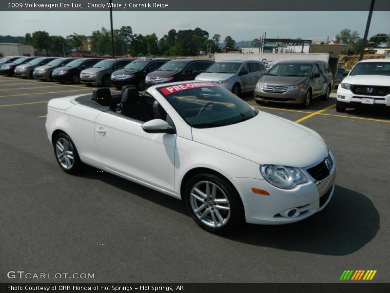 Candy White / Cornsilk Beige 2009 Volkswagen Eos Lux