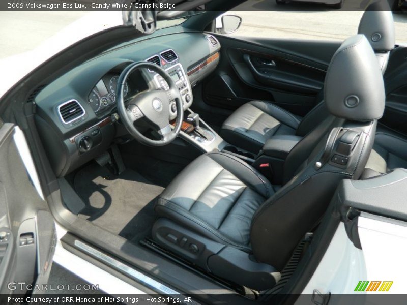 Candy White / Cornsilk Beige 2009 Volkswagen Eos Lux