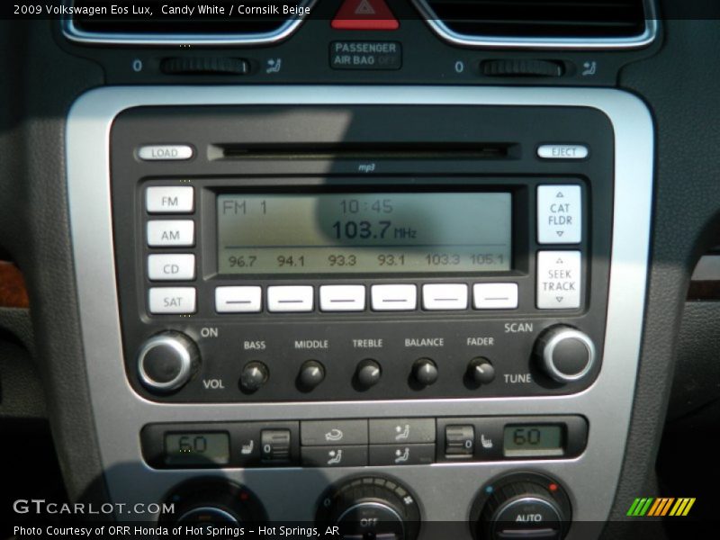 Candy White / Cornsilk Beige 2009 Volkswagen Eos Lux