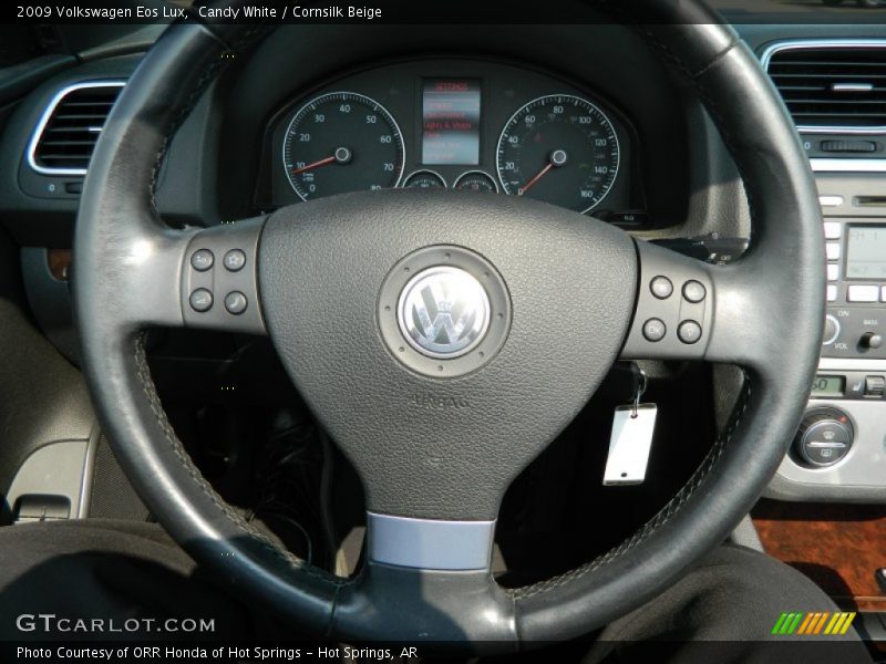 Candy White / Cornsilk Beige 2009 Volkswagen Eos Lux
