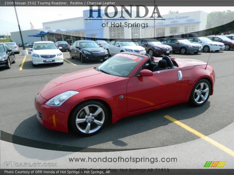 Redline / Charcoal Leather 2006 Nissan 350Z Touring Roadster
