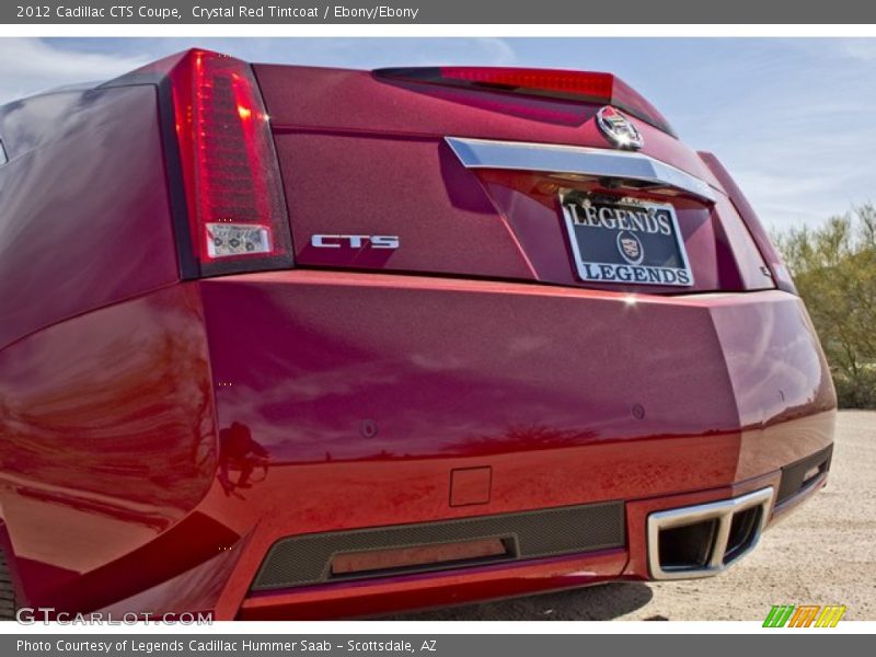 Crystal Red Tintcoat / Ebony/Ebony 2012 Cadillac CTS Coupe