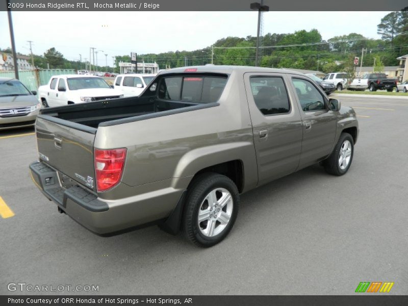 Mocha Metallic / Beige 2009 Honda Ridgeline RTL