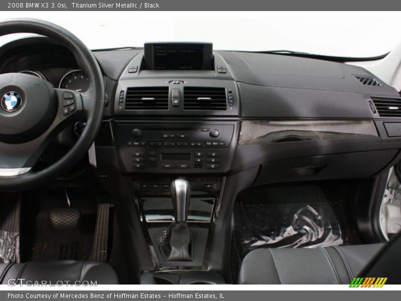 Titanium Silver Metallic / Black 2008 BMW X3 3.0si