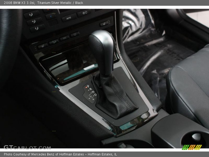 Titanium Silver Metallic / Black 2008 BMW X3 3.0si