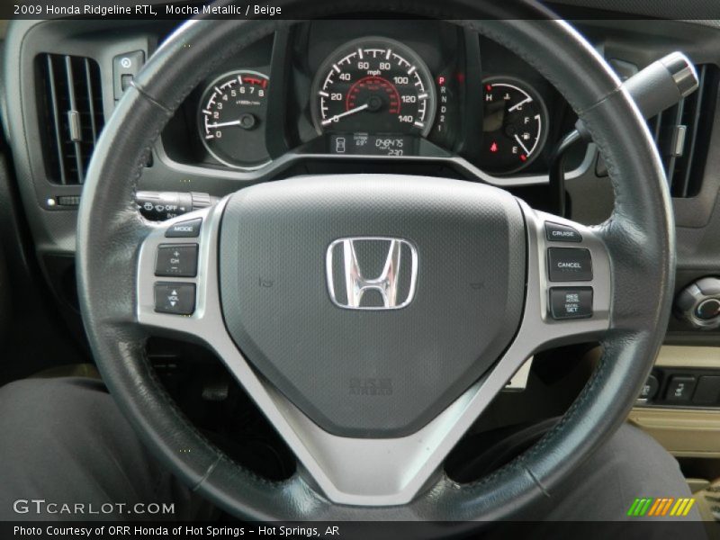  2009 Ridgeline RTL Steering Wheel