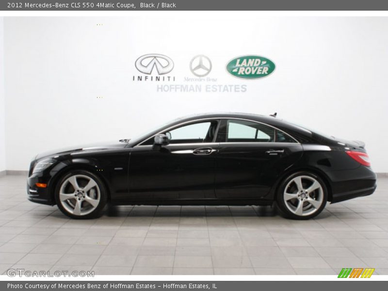 Black / Black 2012 Mercedes-Benz CLS 550 4Matic Coupe