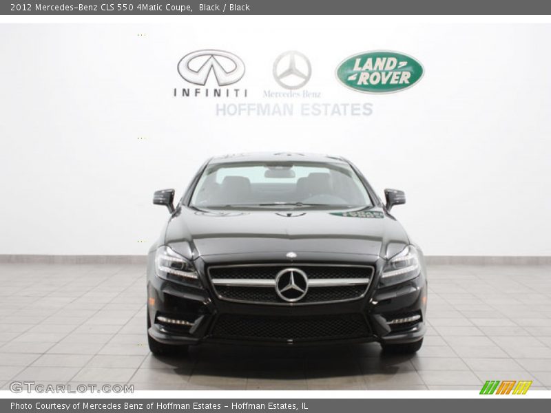 Black / Black 2012 Mercedes-Benz CLS 550 4Matic Coupe